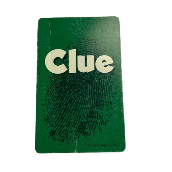 Vintage 1998 CLUE Character Card Mr Green Replacement Game Piece u - Picture 2 of 2
